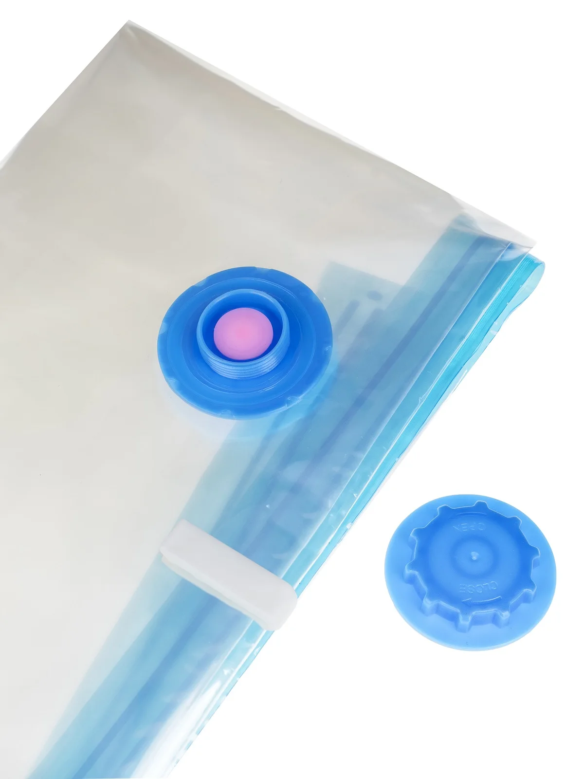 Вакуумный пакет для хранения вещей и одежды 60x80 см / многоразовый с клапаном от