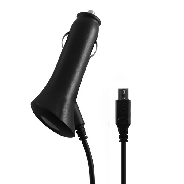 Автомобильное зарядное устройство Micro USB 2A Black|Кабели адаптеры и разъемы| |