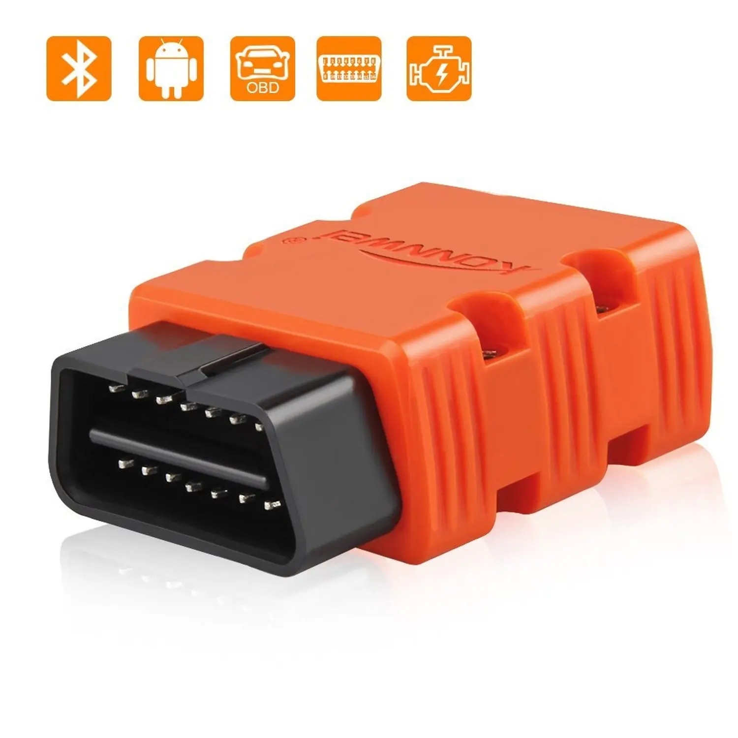 KW902 bluetooth OBD2 OBDII сканер автомобильный считыватель кодов тестер данных