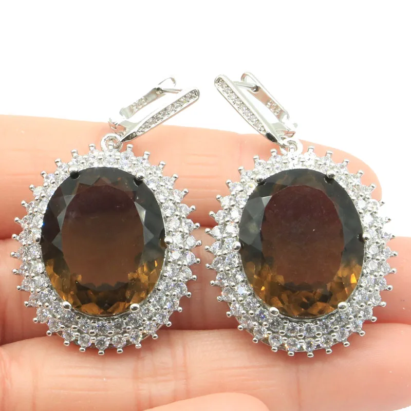 49x28 мм изящные тонкие серьги 22 г искусственные розовые кунцит Рубины CZ женские