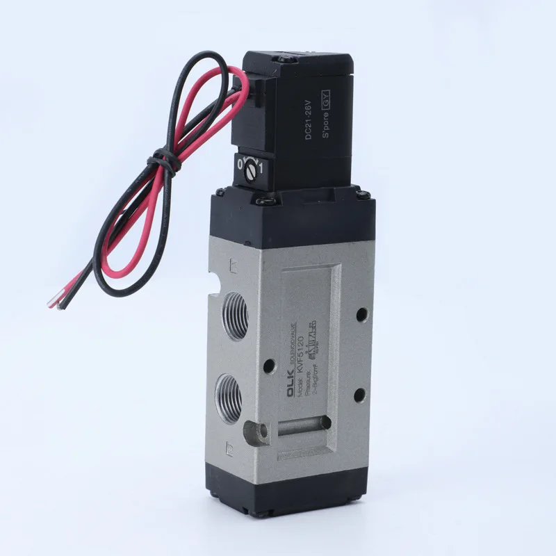 

KVF5120 Solenoid valve Double headed Double control 5 Way 2 Position Power down hold Pneumatic directional valve