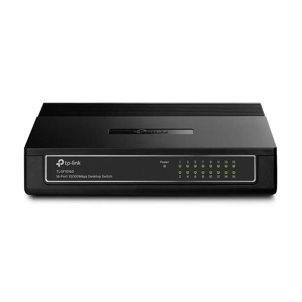 Новый TP-LINK TL-SF1016D 16-Порты и разъёмы 10/100 Мбит порт LAN RJ45 настольный коммутатор