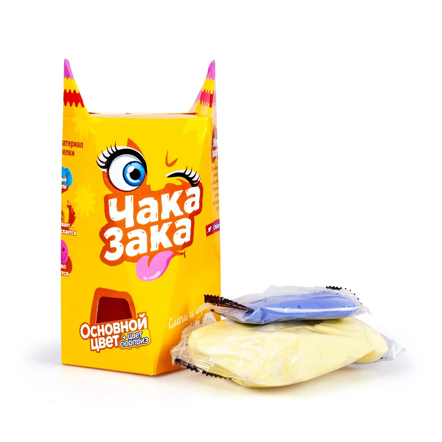 Genio Kids Легкий пластилин для детской лепки Чака Зака желтый|Пластилин| |