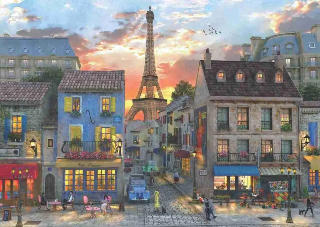 

Anatolian Puzzle Paris Streets 3000 Piece Jigsaw Puzzle fun toys for Adults landscape gift wall decoration