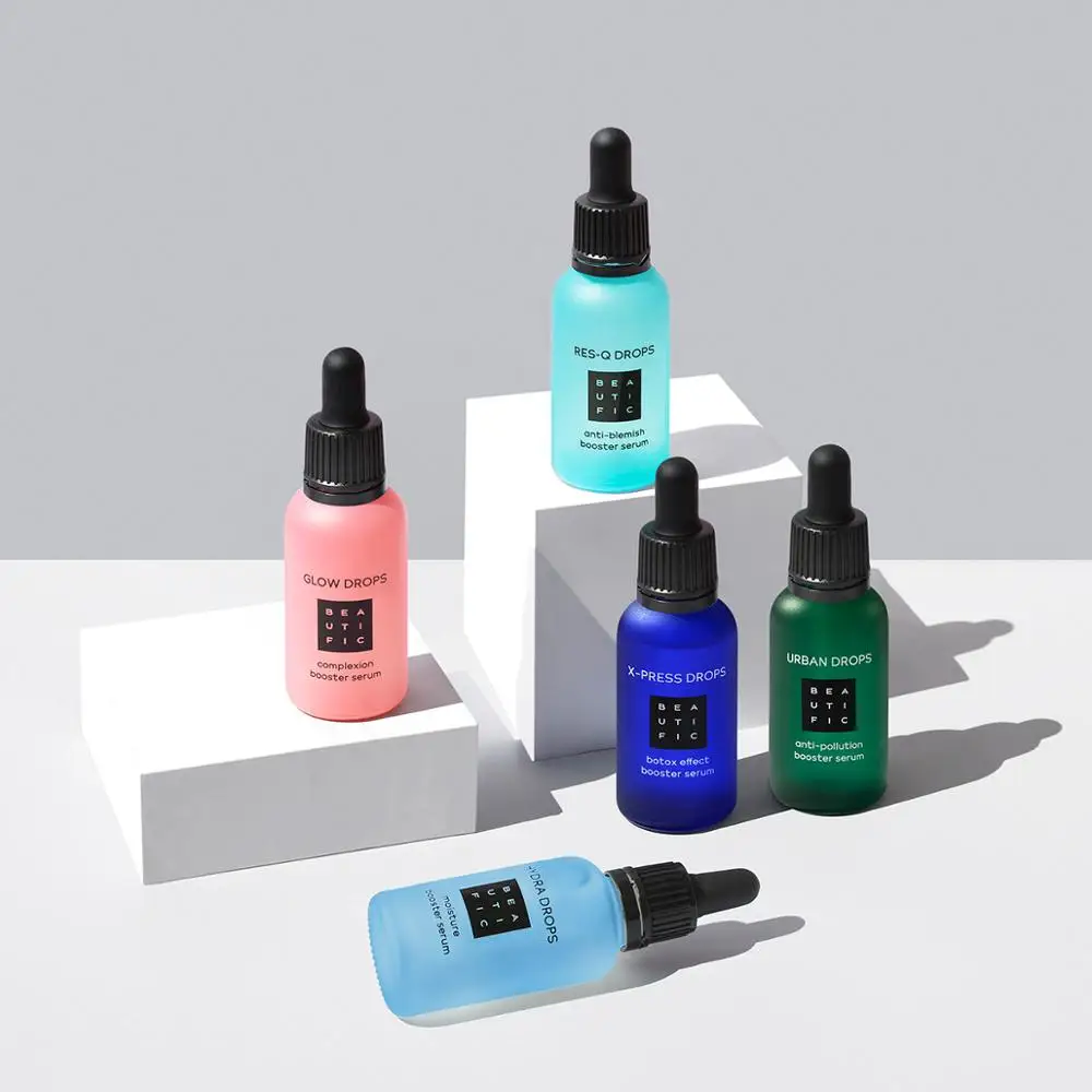 Сыворотка-бустер BEAUTIFIC ResQ Drops с BHA и цинком против несовершенств жирности кожи. 30