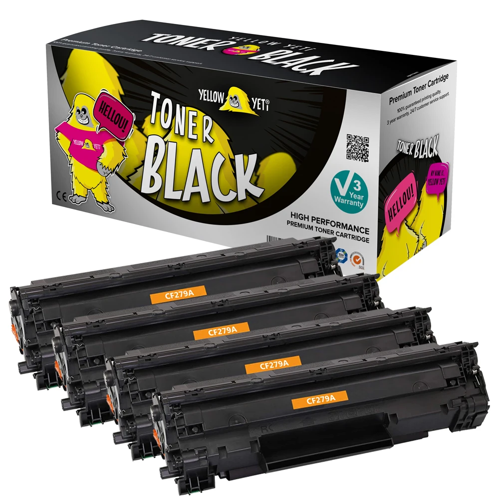 Черный картридж с тонером без OEM CF279A CF279 279A 279 совместим HP LaserJet Pro M12a M12w MFP M26a M26w