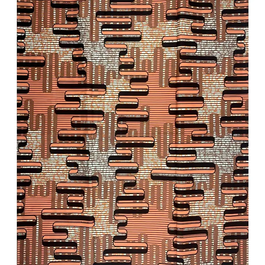 Африканская восковая Высококачественная хлопковая восковая ткань с принтом Анкары африканская восковая ткань для африканской свадебной о... от AliExpress RU&CIS NEW