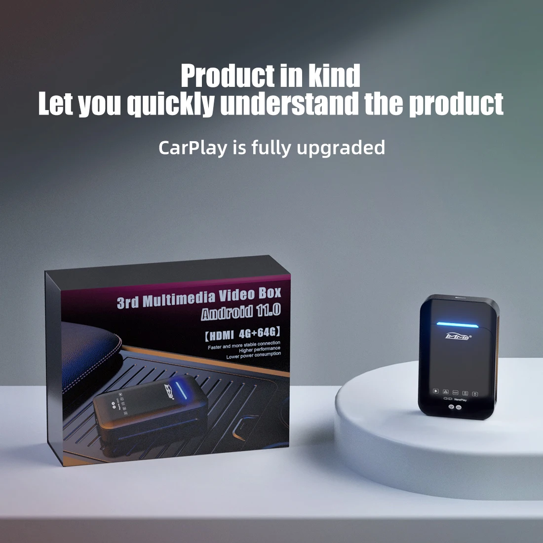 mmb apple carplay ai box wireless android auto dongle hdmi tv netflix video streaming box carplay adapter car intelligent system free global shipping