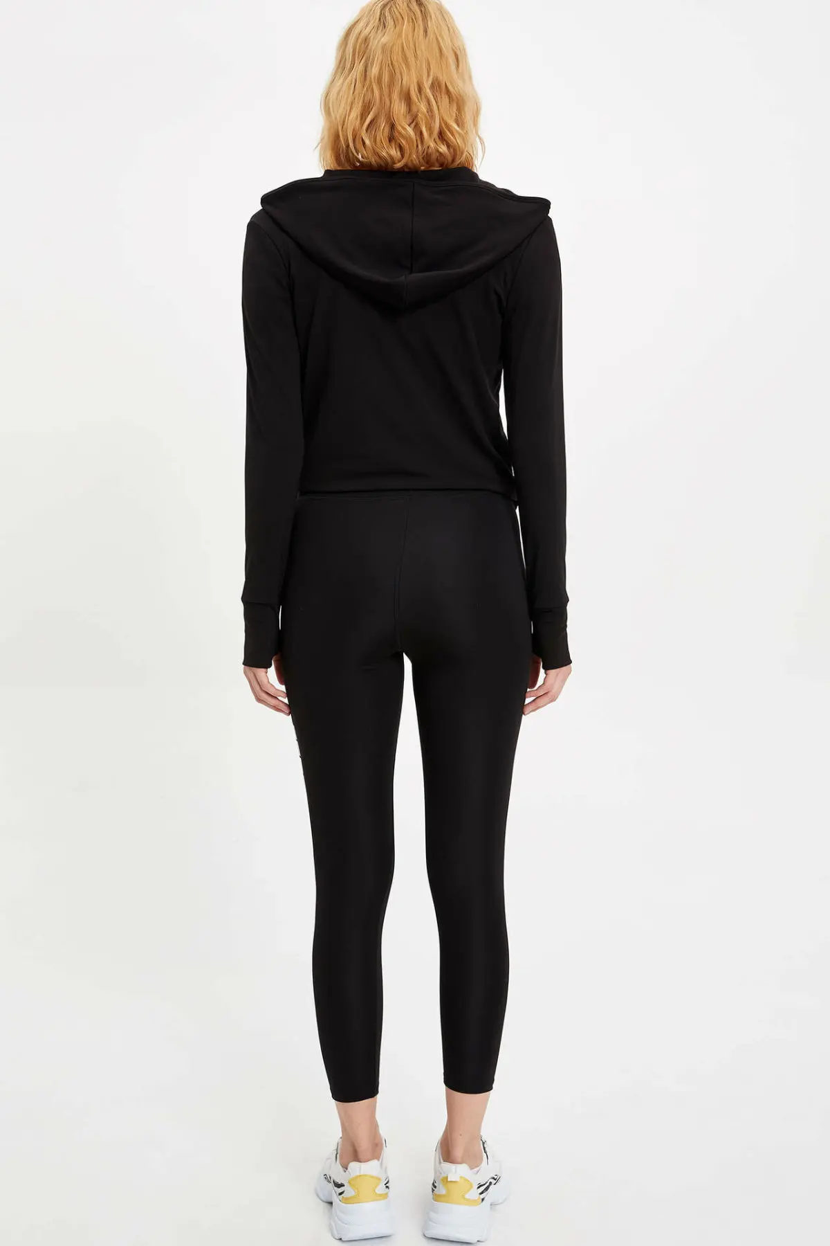 DeFacto женские трикотажные леггинсы классный комплект с буквенным принтом Для