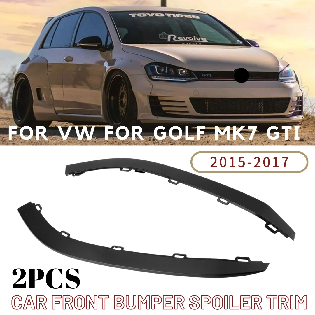 Передний бампер для автомобиля VW Golf GTI MK7 2015-2017 зеркальная левая и правая отделка