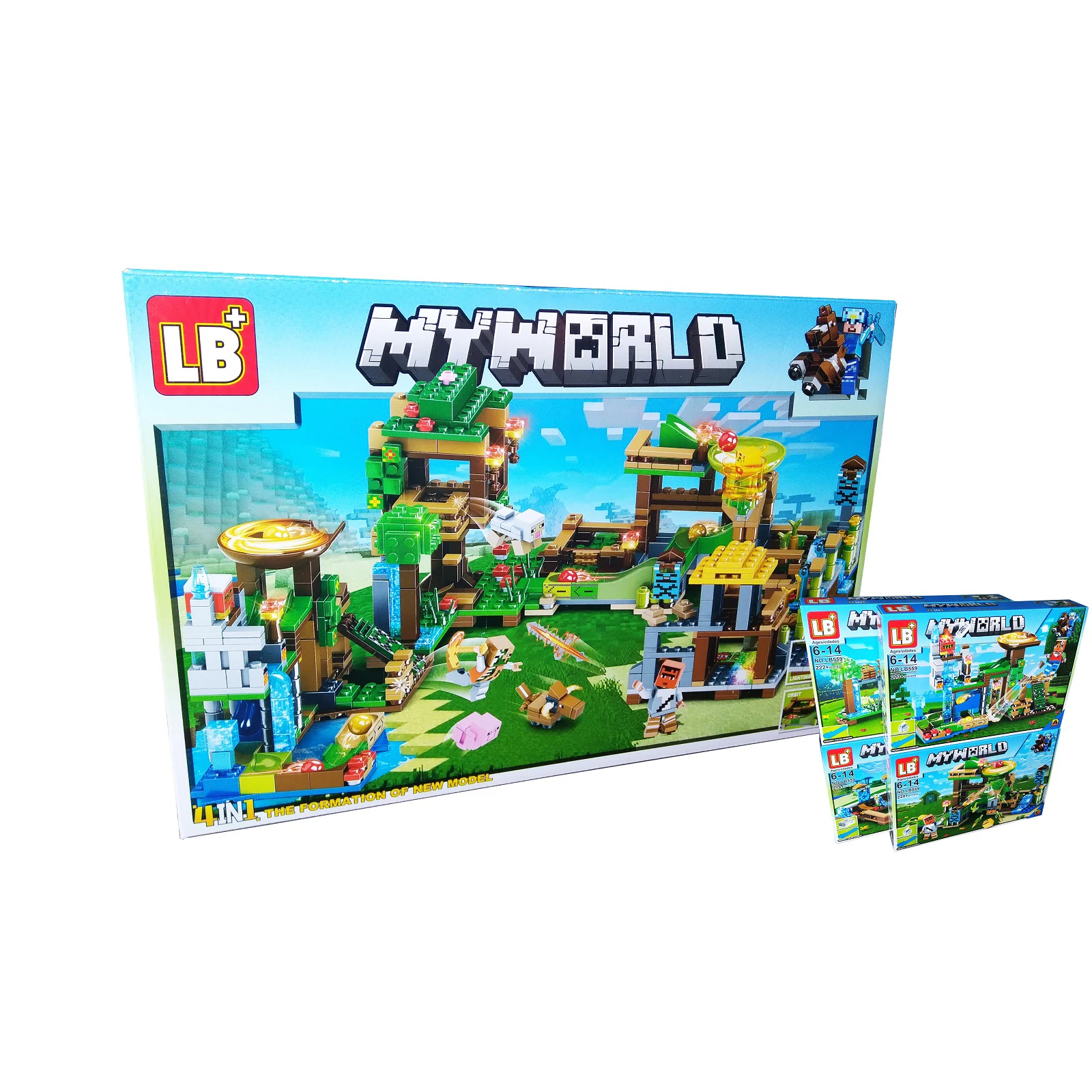 Конструктор Minecraft My World Игрушки для детей Майнкрафт совместим с Лего. Развивающие