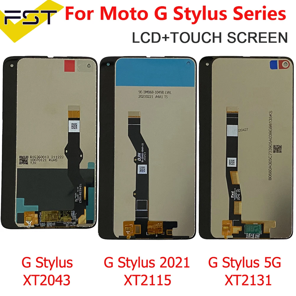 ЖК-дисплей для Motorola Moto G Stylus XT2043, сенсорный экран для Motorola G Stylus 2021 XT2115, ЖК-дисплей G Stylus 5G XT2131 2022