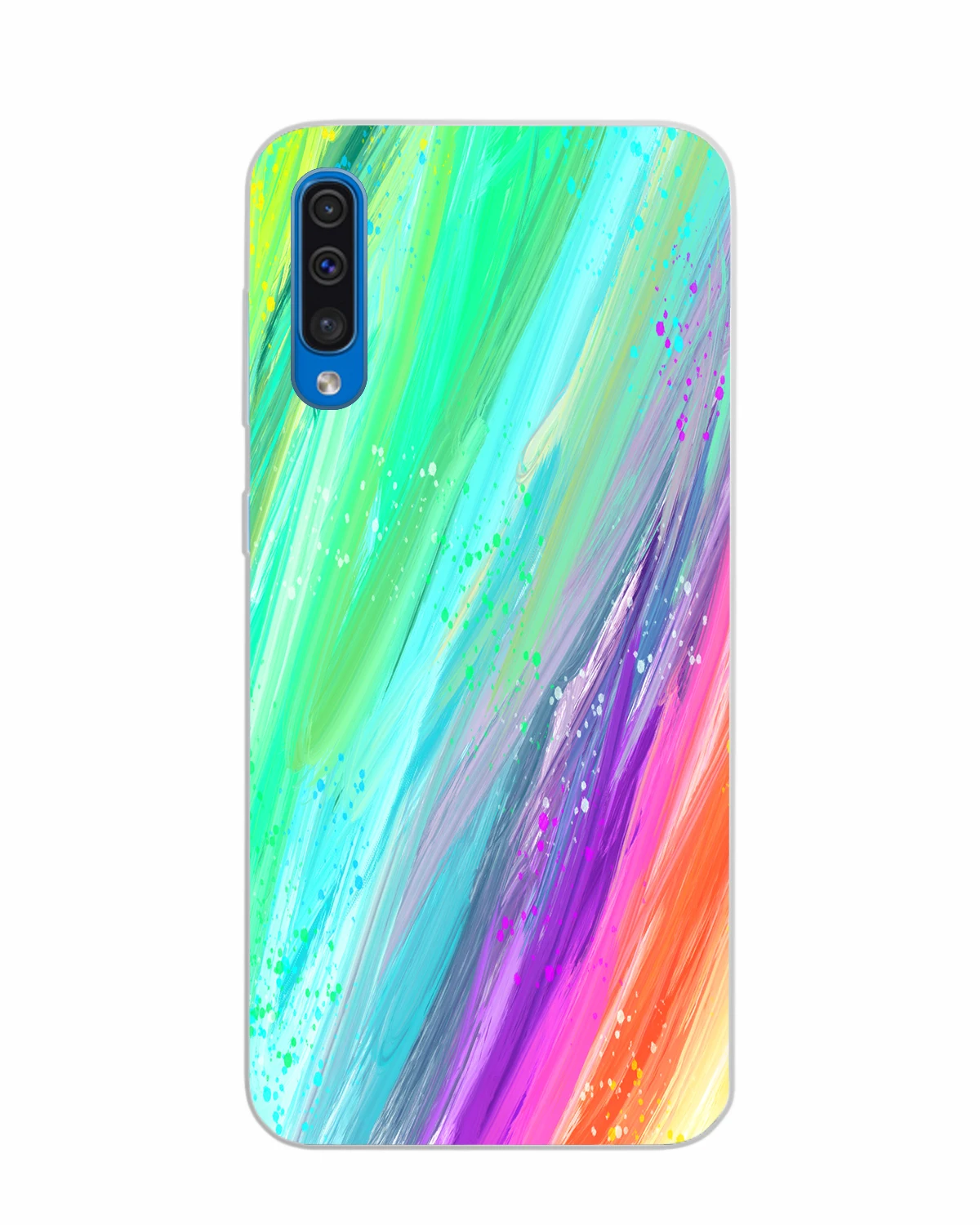 Силиконовый чехол Мобилиус на Samsung A50 / A30S A50S рисунок Абстракция |