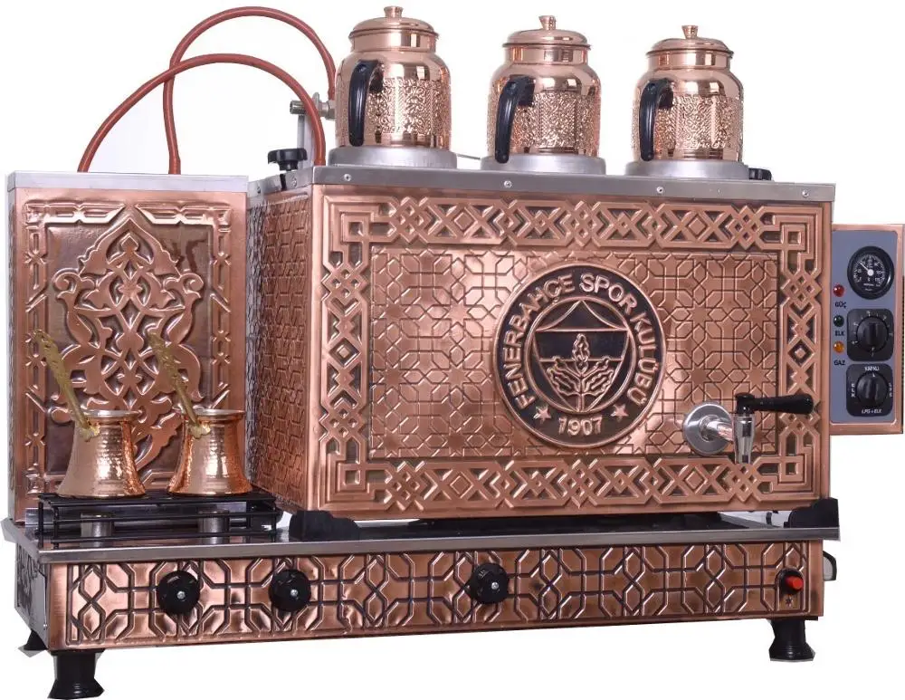 Кутlu | Профессиональная чайная машина Кофемашина Медная Кофеварка чайница для