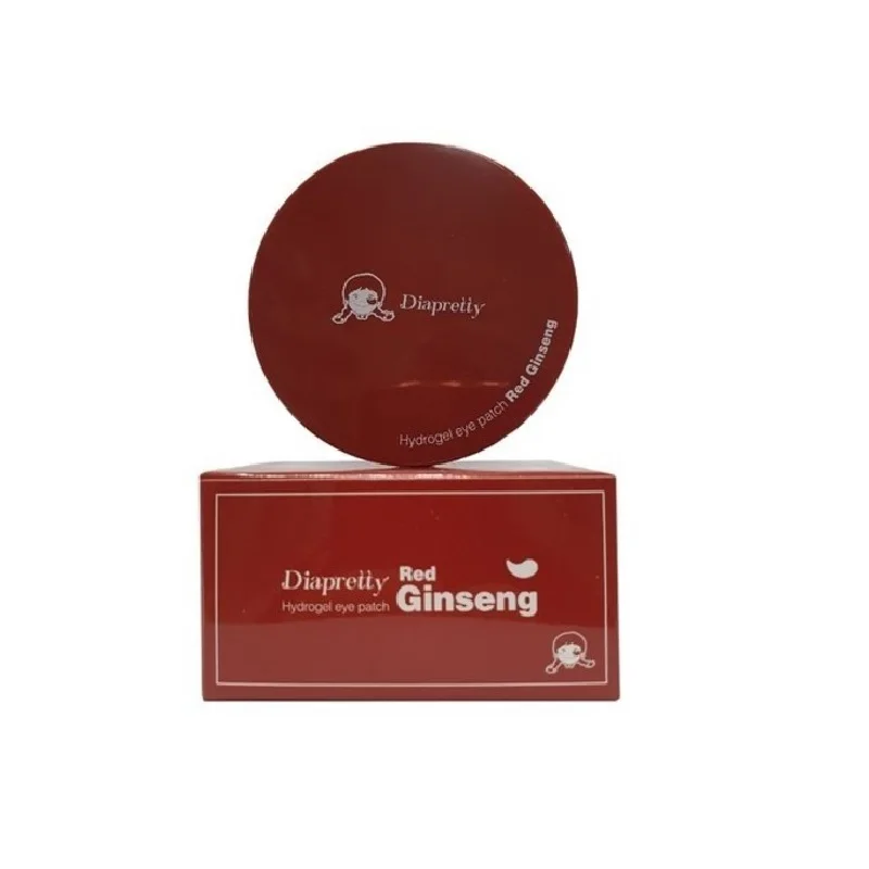 Гидрогелевые патчи для глаз с экстрактом женьшеня DIAPRETTY Hydrogel eye patchred ginseng 60шт |