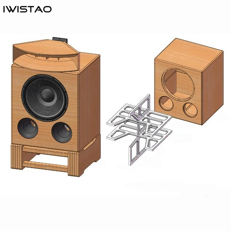 IWISTAO HIFI низкочастотный динамик сотовый лабиринт пустой корпус для колонок 1 шт.