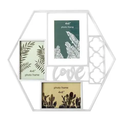 Фоторамка Феникс-Презент Ромб декоративная 3 фото 10x15 см 37 2x40x1 3см 1 шт. |