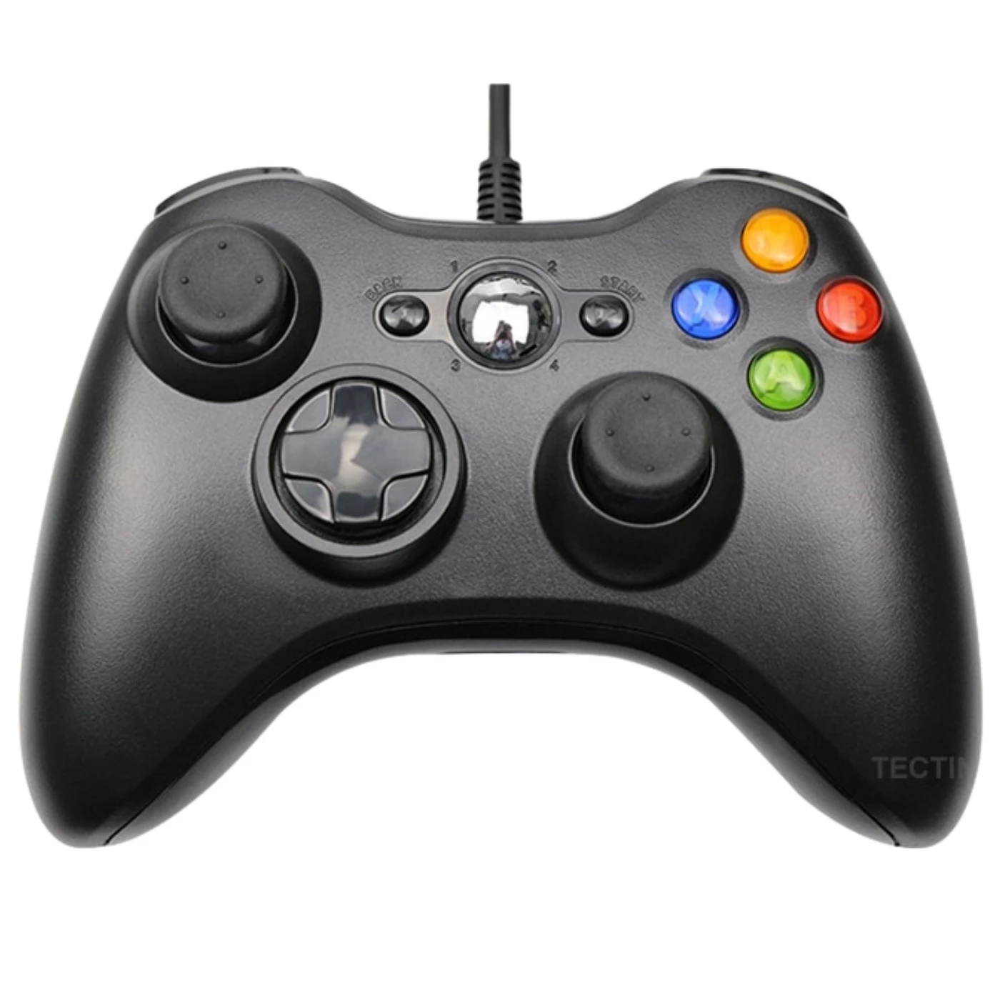 Gamepad for Xbox 360 wired White black blue games USB 2.0 joystick video PC | Электроника