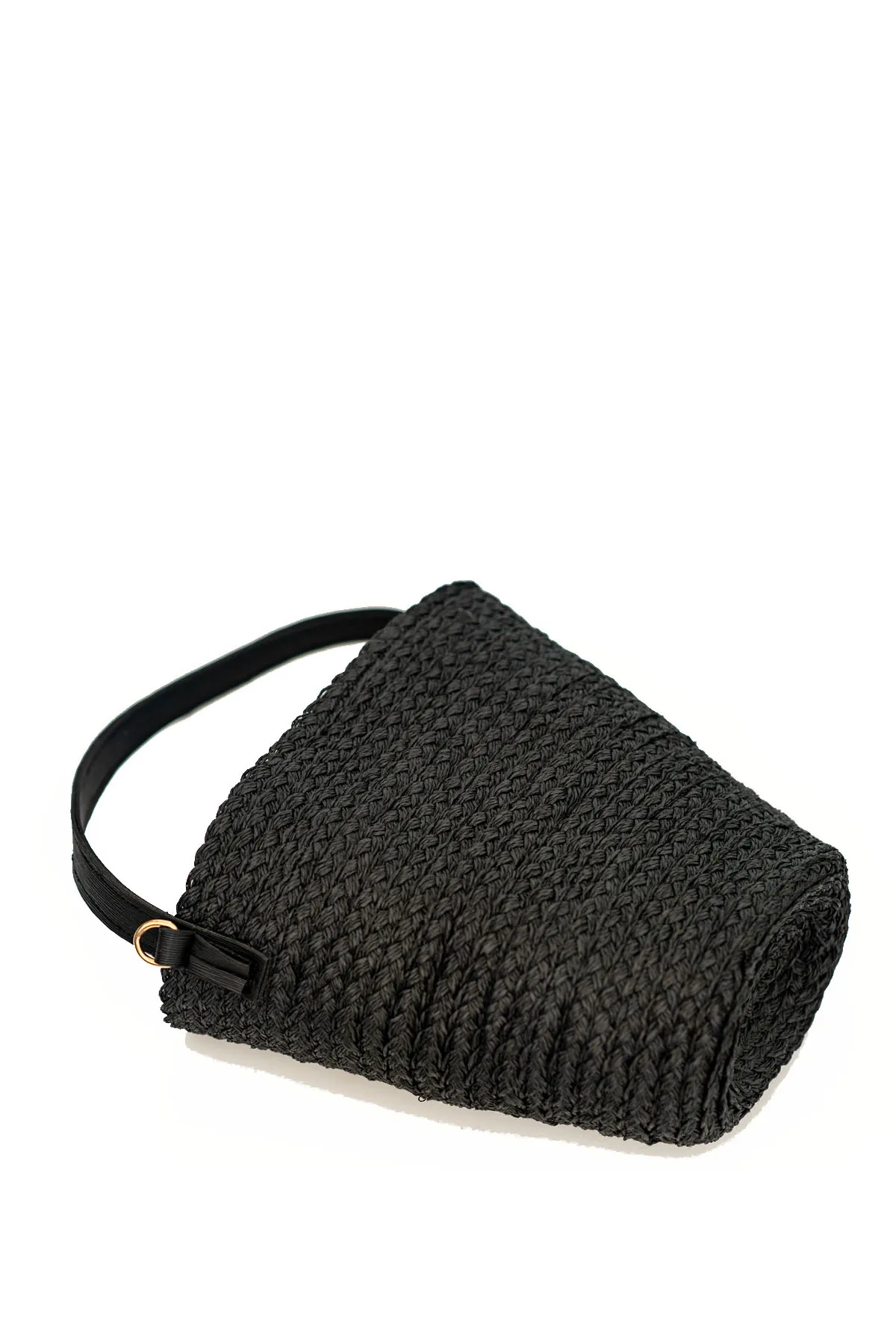 Black Straw Bag Shoulder Bag Women Bag Stylish Fashion Bag Bohemian Basket rattan Handmade bags for women 2021 Made in Turkey