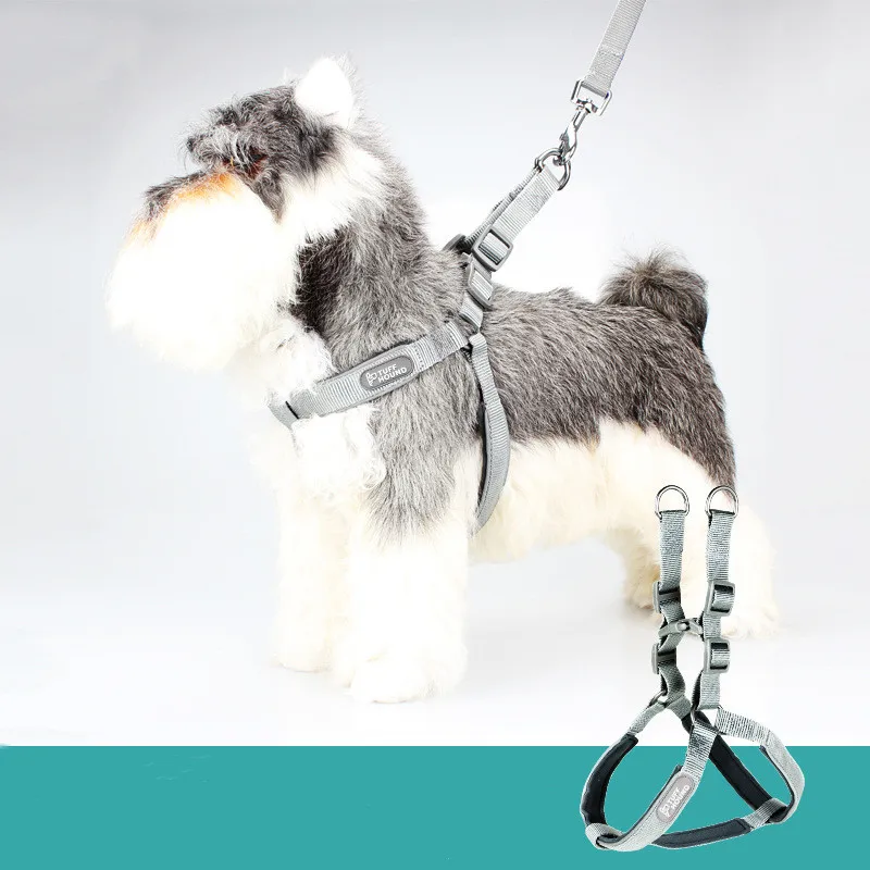 

Pet Reflective Dog Harness No Pull Breathable Adjustable for Dog Vest Safety Vehicular Lead Walking Running Dog Accessories