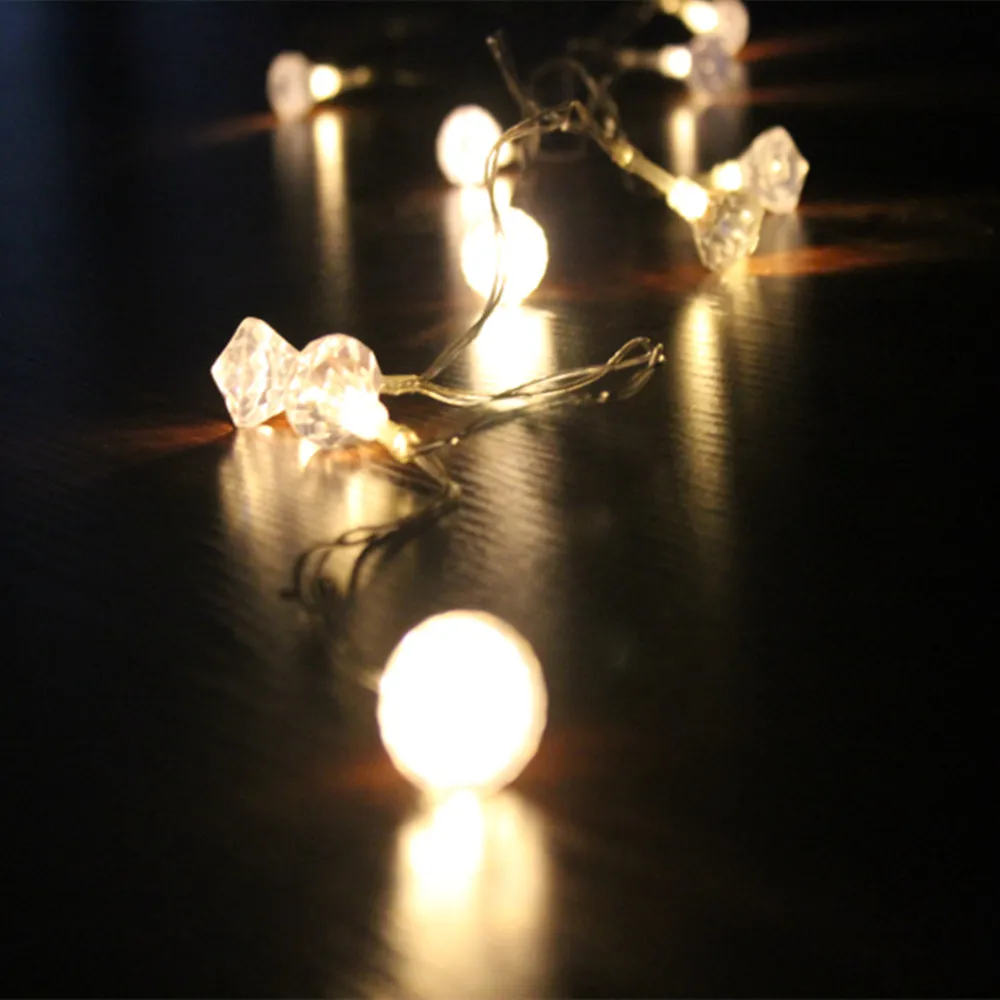 Праздничная светодиодная лампа 20 лампочек набор гирлянд для свадебной вечеринки