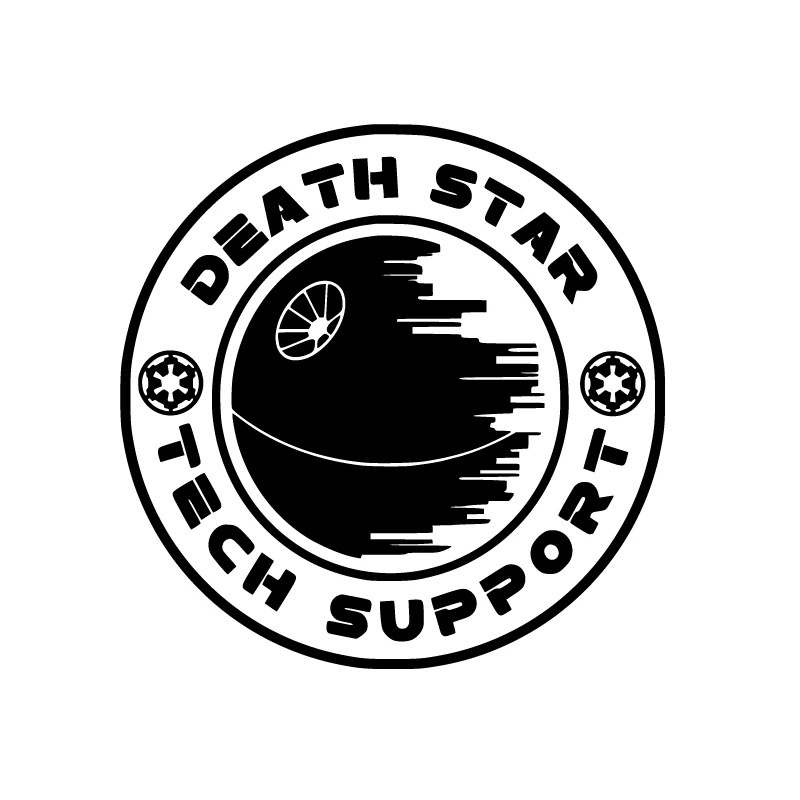 

Виниловая наклейка Death Star Tech Support Disney