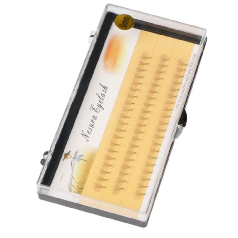 Натуральные длинные 5D C завитые черные индивидуальные волнистые норковые