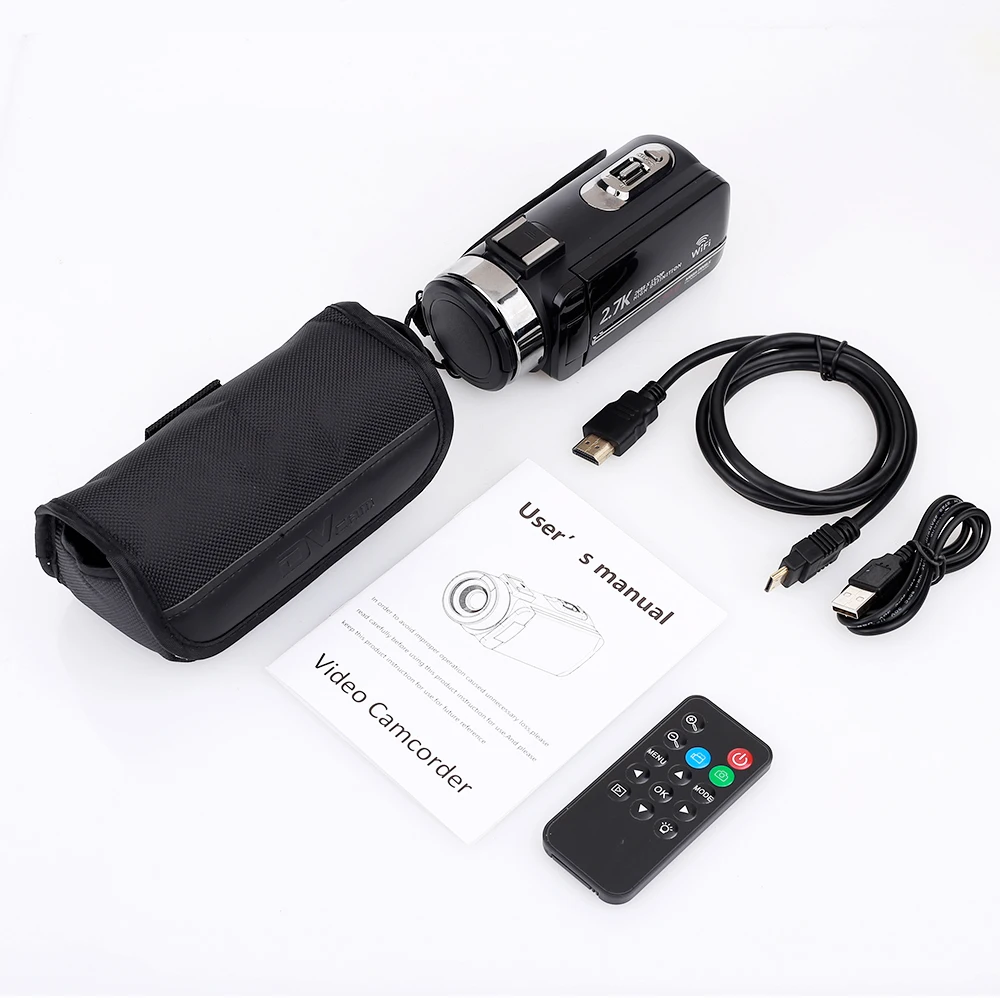 

WIFI Digital Camera Portable Night Vision Digital Camcorder SD HDMI 4K Photo Professional DSLR 2.7K Full HD Video Camera 16X