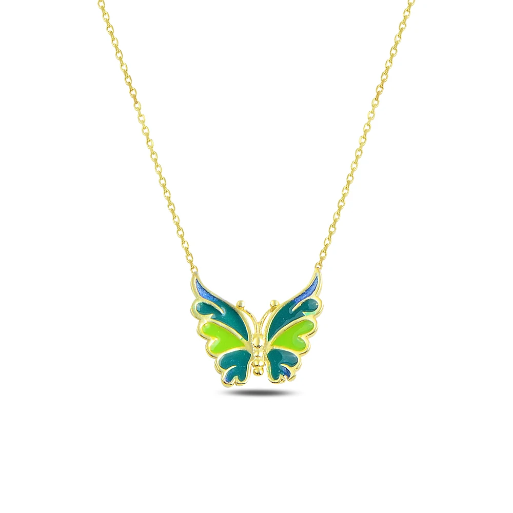 

Silver Butterfly Necklace