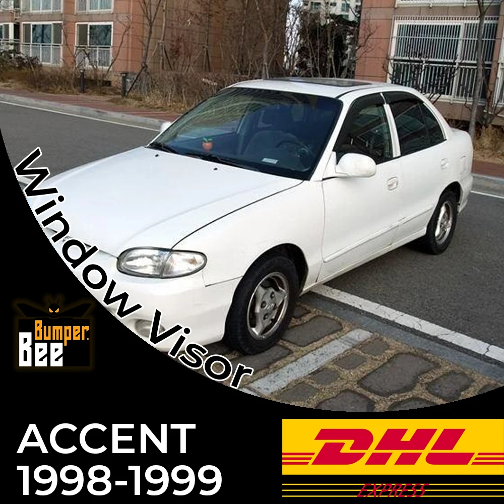 

Автомобильные аксессуары для окон Hyundai Accent 1998-1999 оконный дефлектор защита от дождя козырек навесы