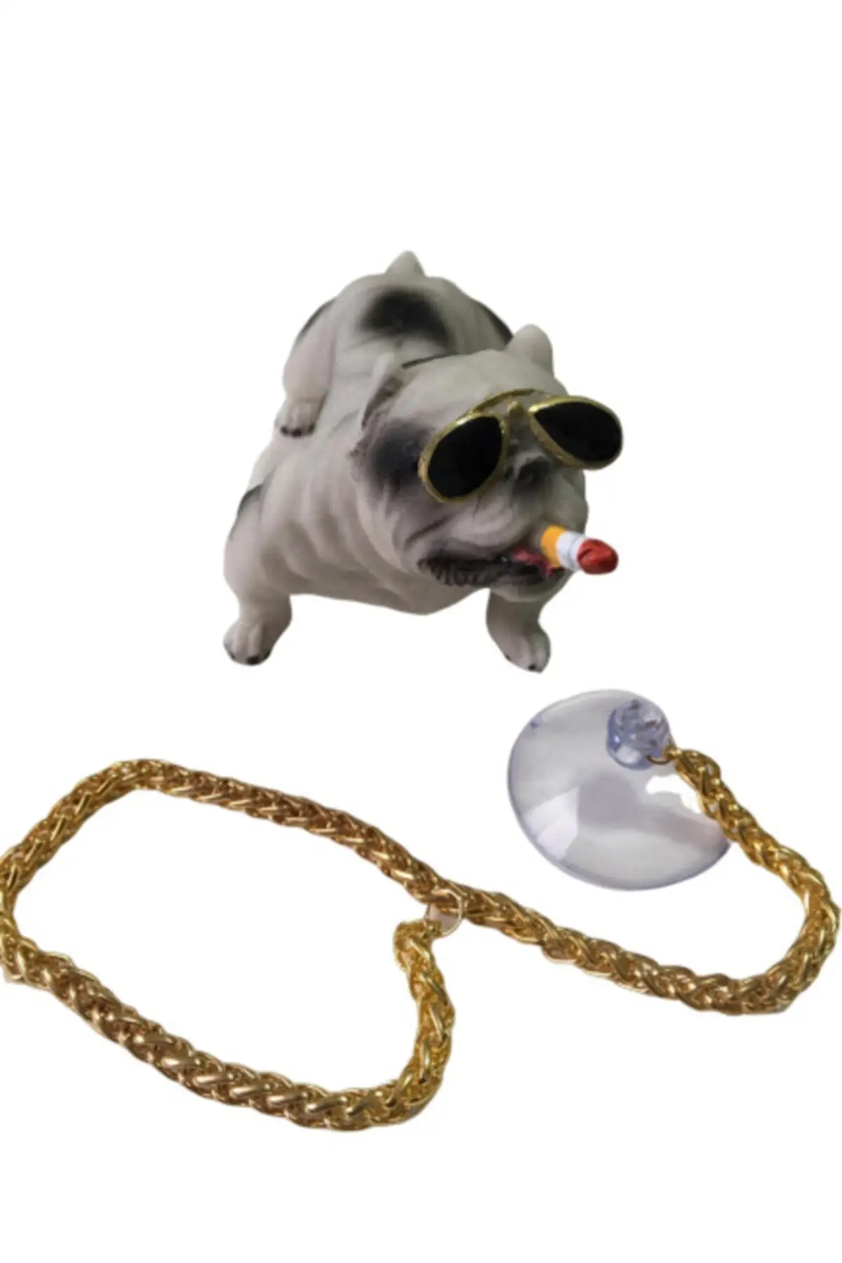 

Dog Pitbull Ornament In-Vehicle Sticking Stylish Decoration Trinket Resin Black Whte Car Accessory Turkey Fast Shipping