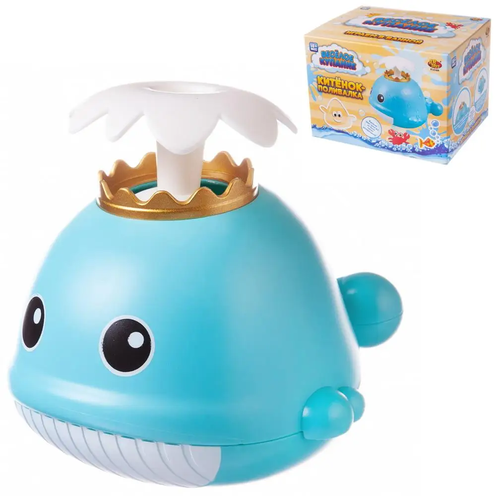 Игрушка для ванной Abtoys Китенок-поливалка с фонтанчиком PT-01499 | Игрушки и хобби