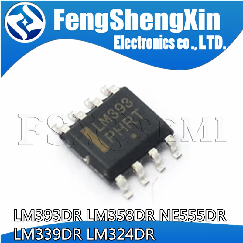 20PCS LM393DR SOP8 LM393 SOP-8 SOP LM393DT LM358DR LM358 NE555DR NE555 LM339DR LM339 LM324DR LM324 LM358DR2G SMD power IC