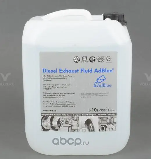 G052910A4 VolksWagen РЕАГЕНТ ПОЛИМОЧЕВИНА ADBLUE 10Л / G052910A4|Ручки и детали для мотоцикла| |