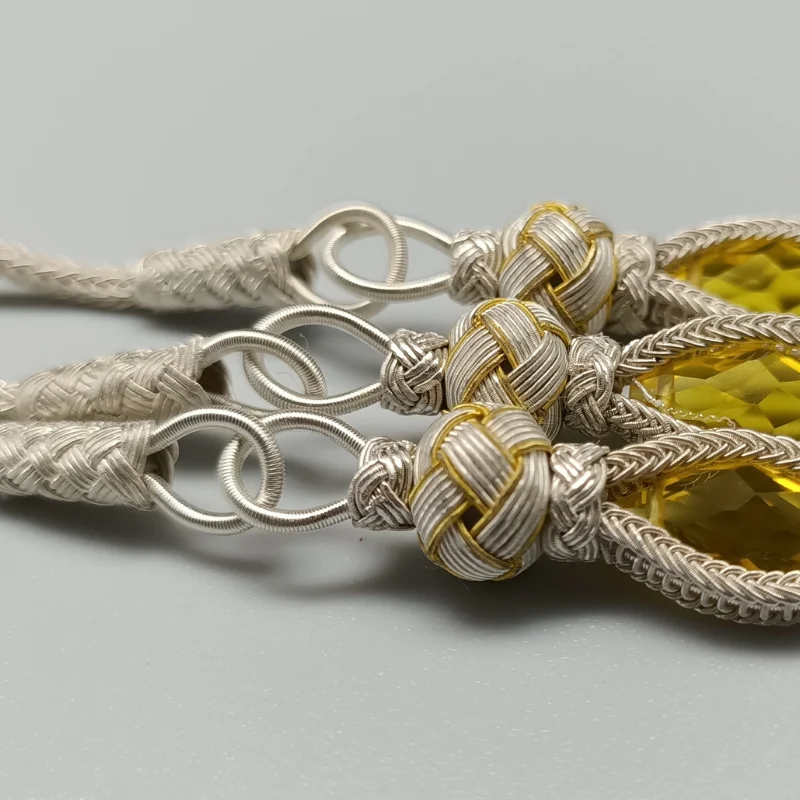 Trabzon Kazaz 9 mm hand-knitted 1000 sterling silver  Prayer beads Rosary Tasbeeh Tesbih  Ottoman globe cut