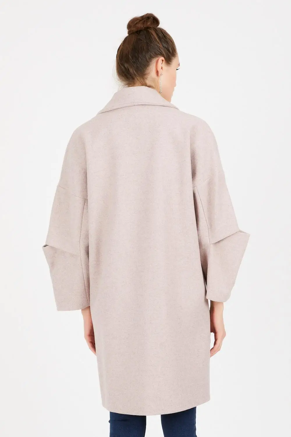 

European Size 2 x [S, M, L, XL] = 8 ITEMS / Lot: Women's Wool Cashmere Coat Brand Name NFree