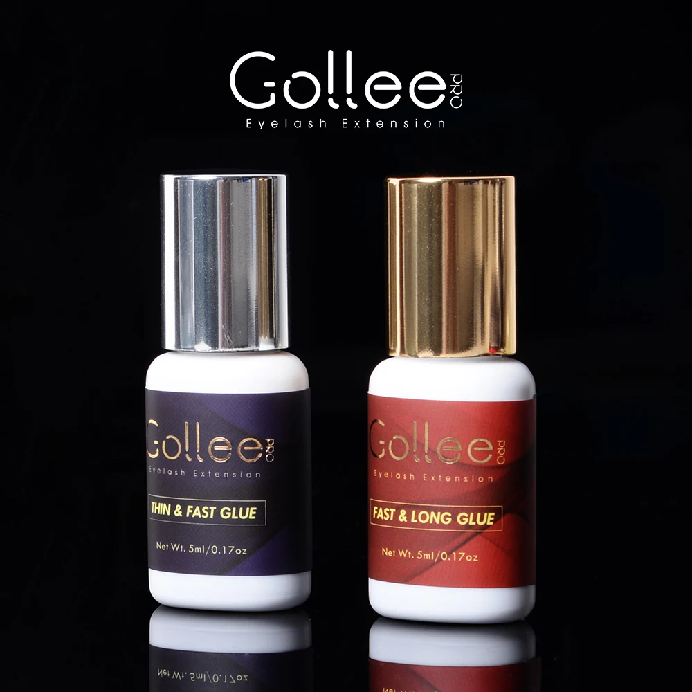 Клей для наращивания ресниц Gollee 5 мл/10 мл 1s клей индивидуальный удержания 6-8