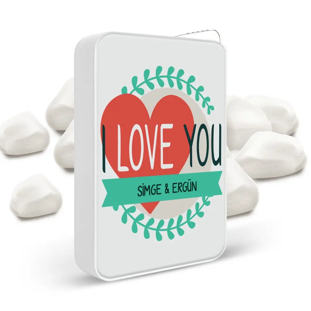 

Personalized White Metal Lighter (Valentine's Day Temalı-40)