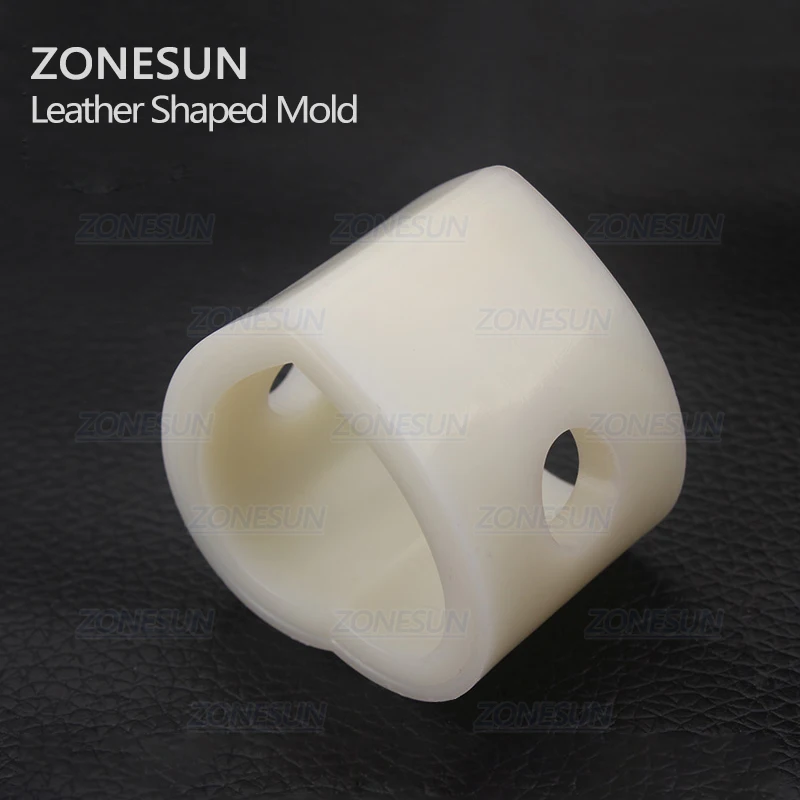 ZONESUN стеклянный брелок для ключей Кожа сердцевидная форма ремесленные инструменты литья кожа пробивая высечки кожевенное ремесло наборы инструментов