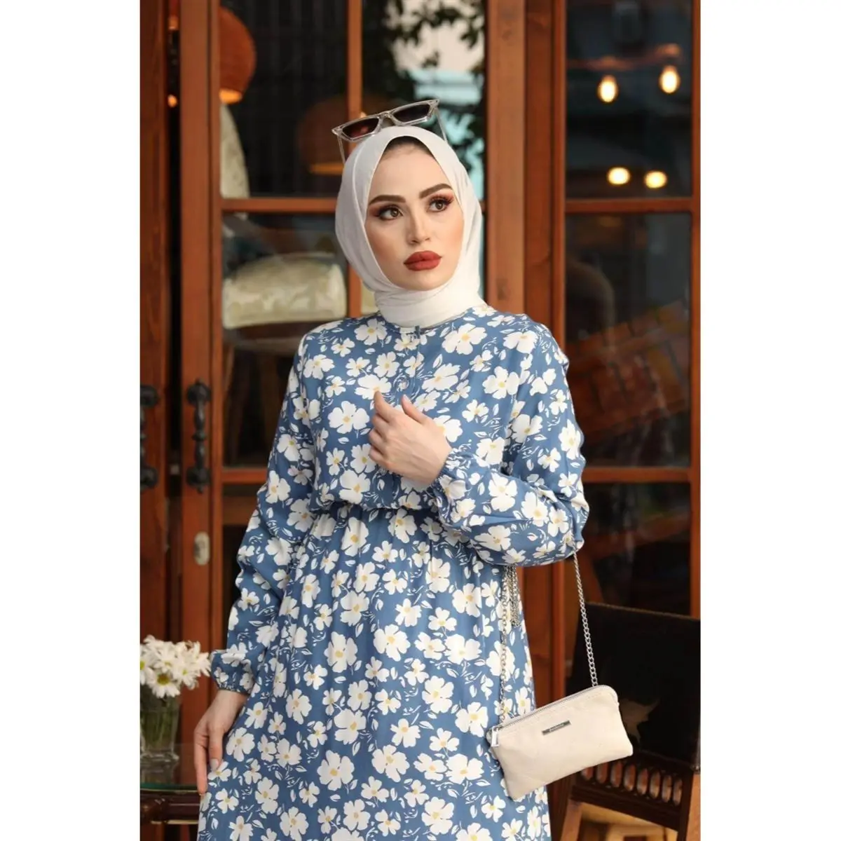 

Ramadan Eid Abaya Dubai Turkey Muslim Fashion Hijab Islam Clothing African Dresses For Women Robe İslamic Clothing Maxi Dress