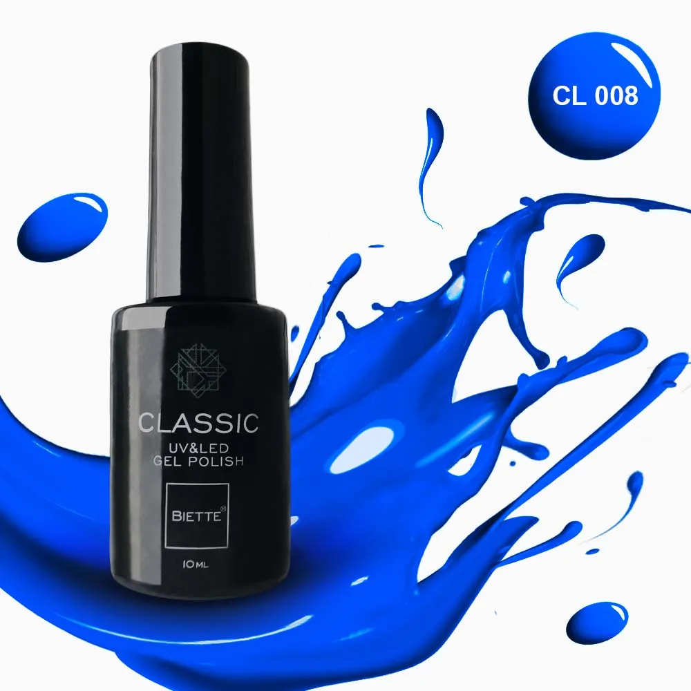 BIETTE Гель лак Classic 10 мл №CL008 Синий | Красота и здоровье
