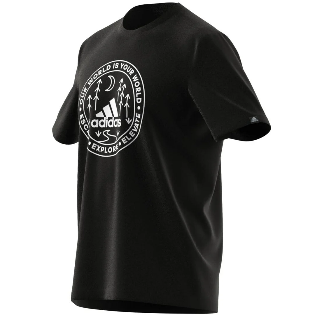 adidas Футболка мужская MEN EXPLORE NATURE TEE | Спорт и развлечения