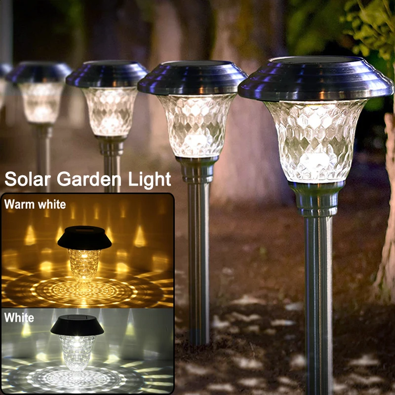 

Solar Garden LED Light Outdoor Lawn Pathway Decoration Waterproof Sun Powered Landscape Lighting For Stree Yard Patio Walkway