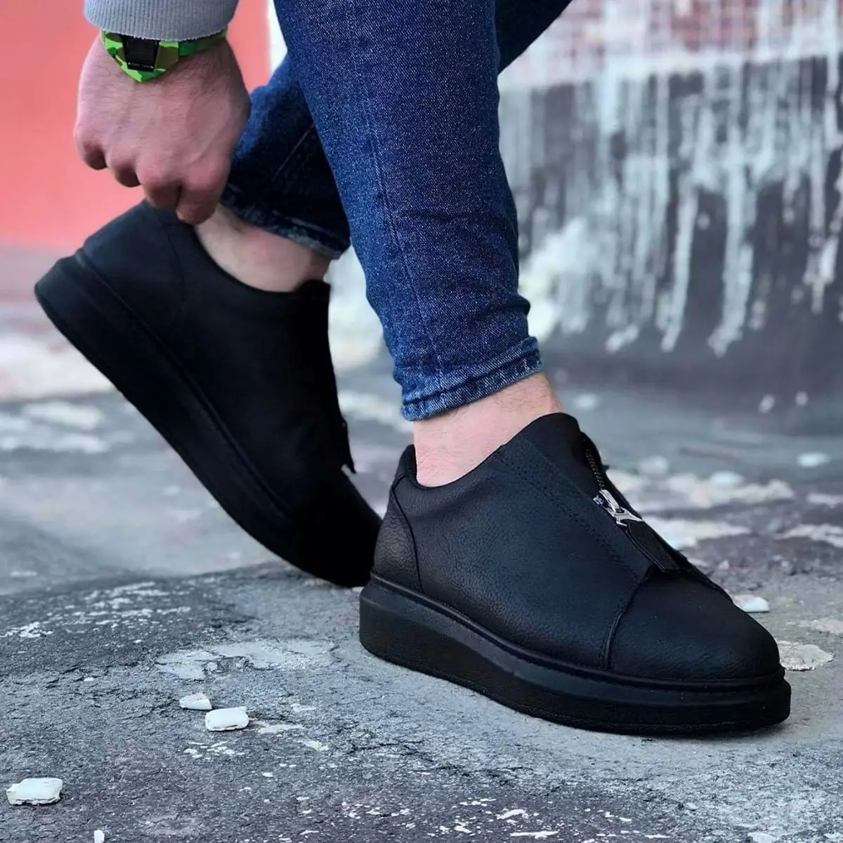 autumn men shoes faux leather lace up unisex sneakers comfortable fashion wedding orthopedic walking sports lightweight odorless running breathable h