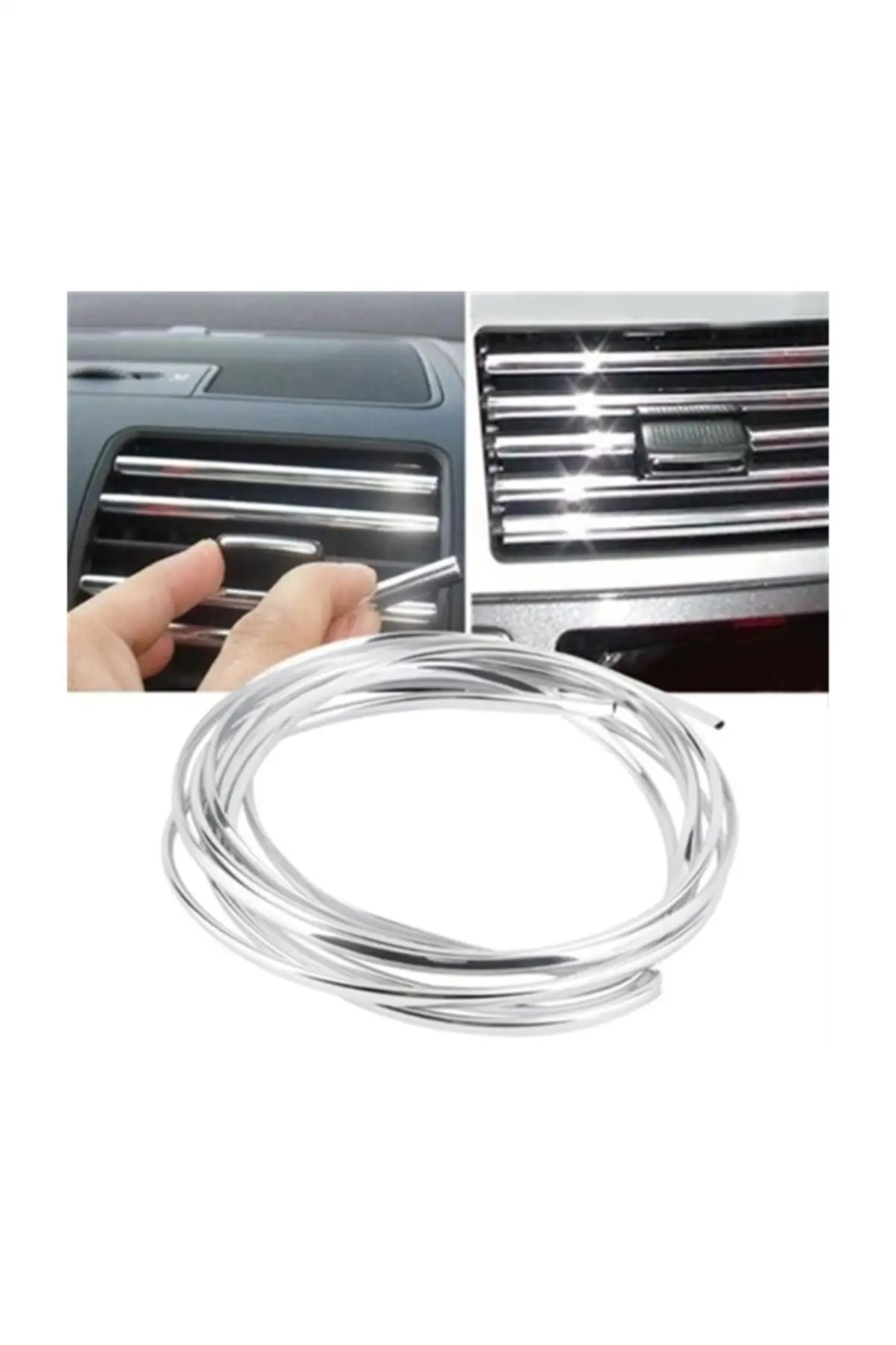 

Door Luggage Protective Interial Decoration Can Be Cut With Scissors Nickel Plating Strip 5 Metre For Safety And Beauty Of Your Vehicle