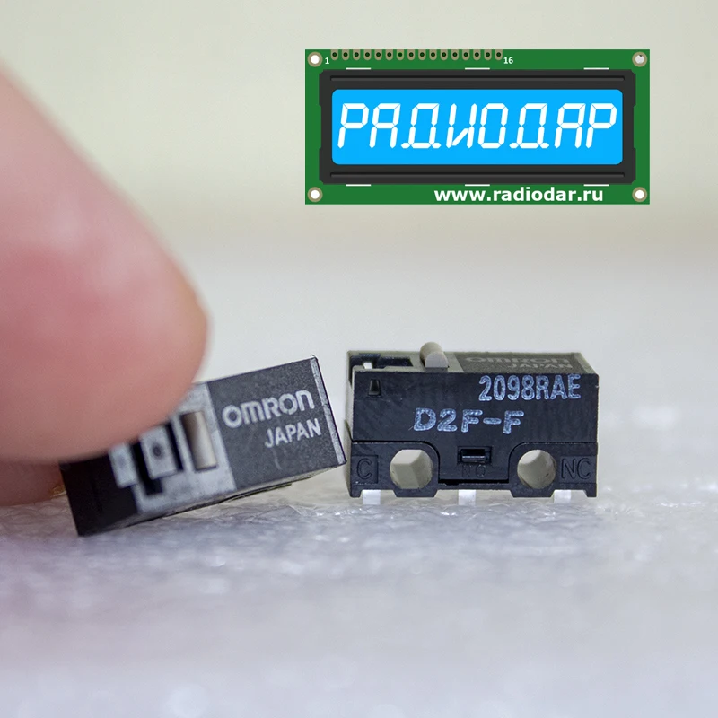 D2F F микропереключатель (бежевый) для мышки оригинал OMRON JAPAN 2523|Аксессуары мышей и