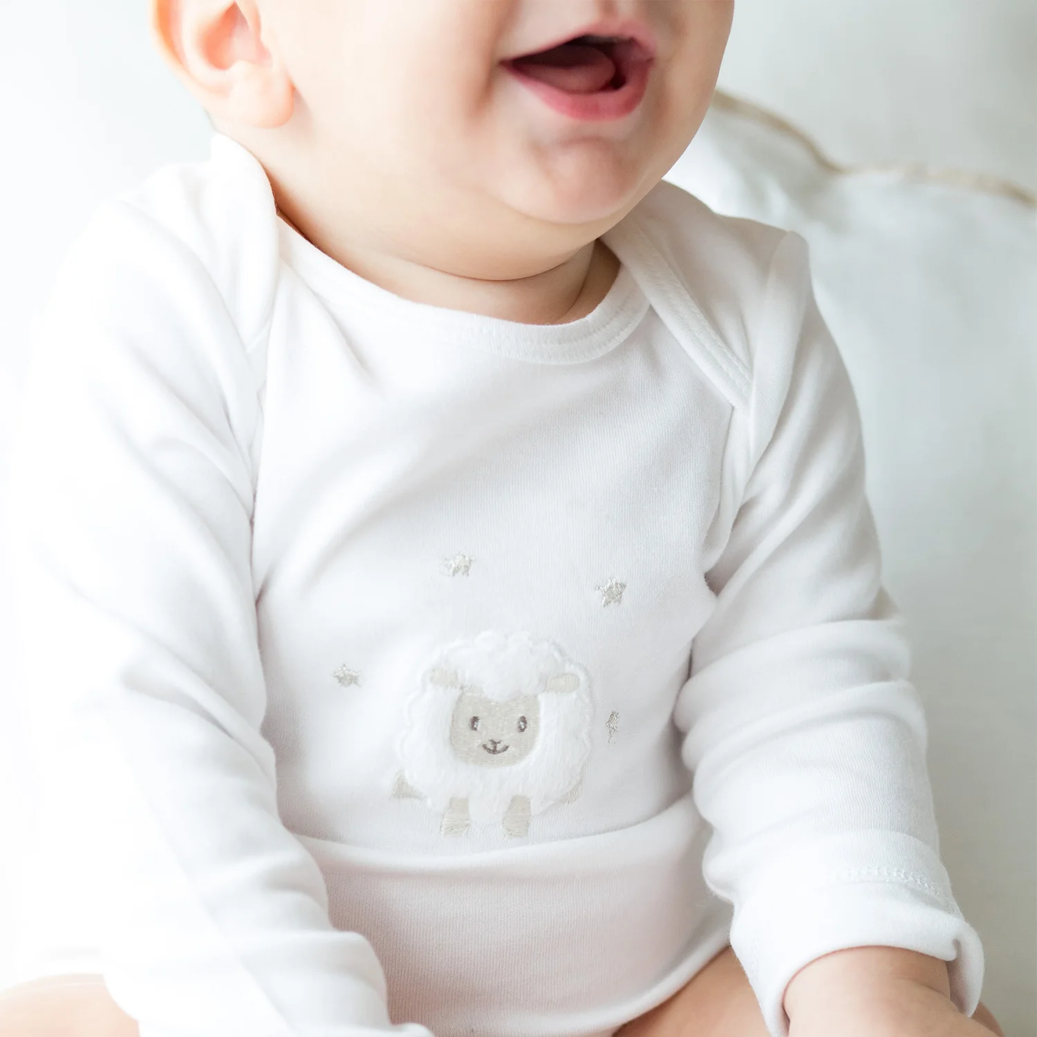

Lamb Baby Bodysuit Long Sleeve 3 Pcs