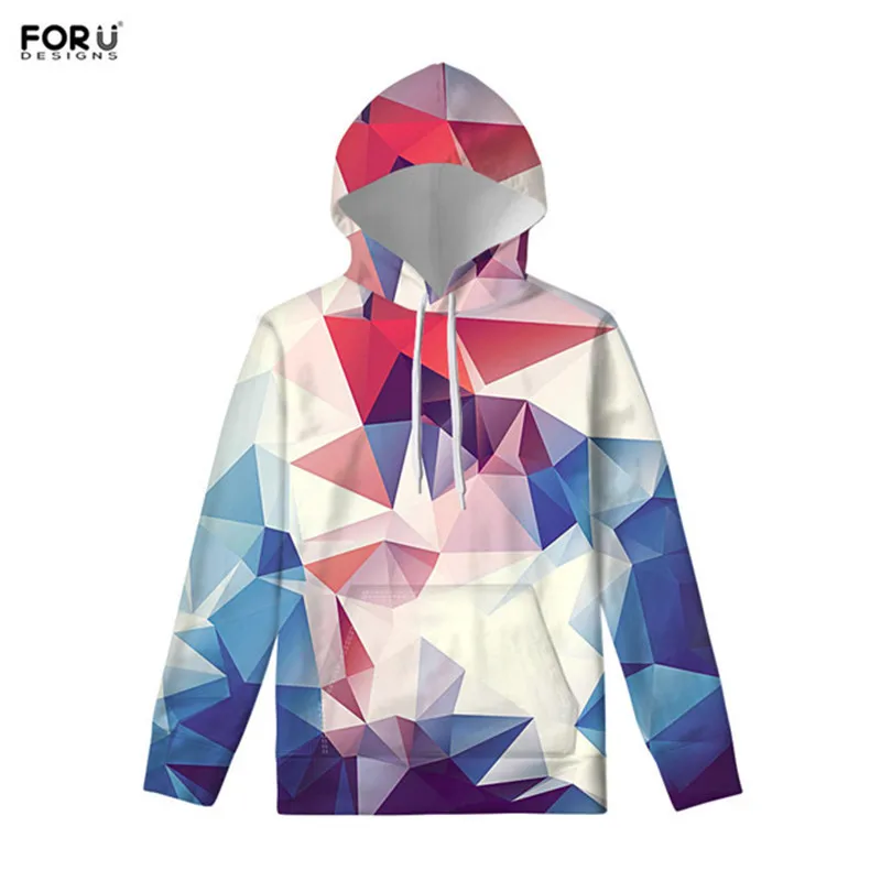 FORUDESIGNS/Цветные Блоки, Осень-зима, 3D толстовки для мужчин/женщин, толстовки с капюшоном, с принтом, с капюшоном, топы, спортивные костюмы, куртка