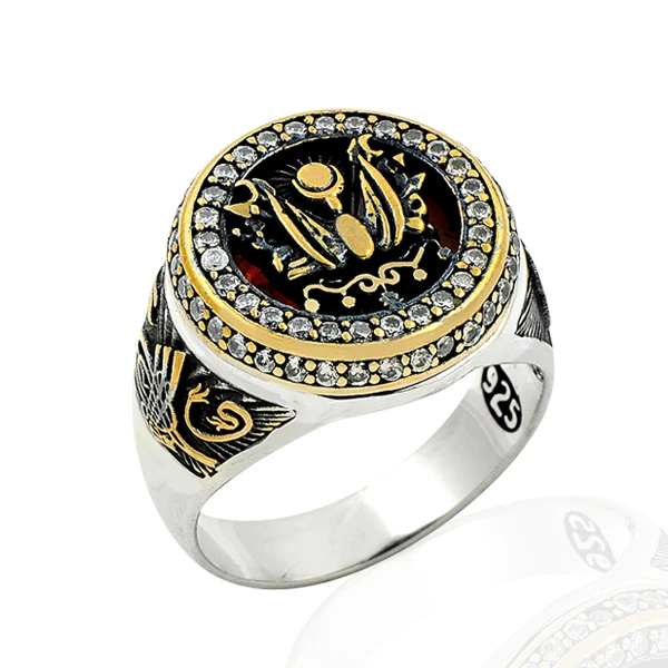 925 Silver Ethic Ottoman Rings for Men
