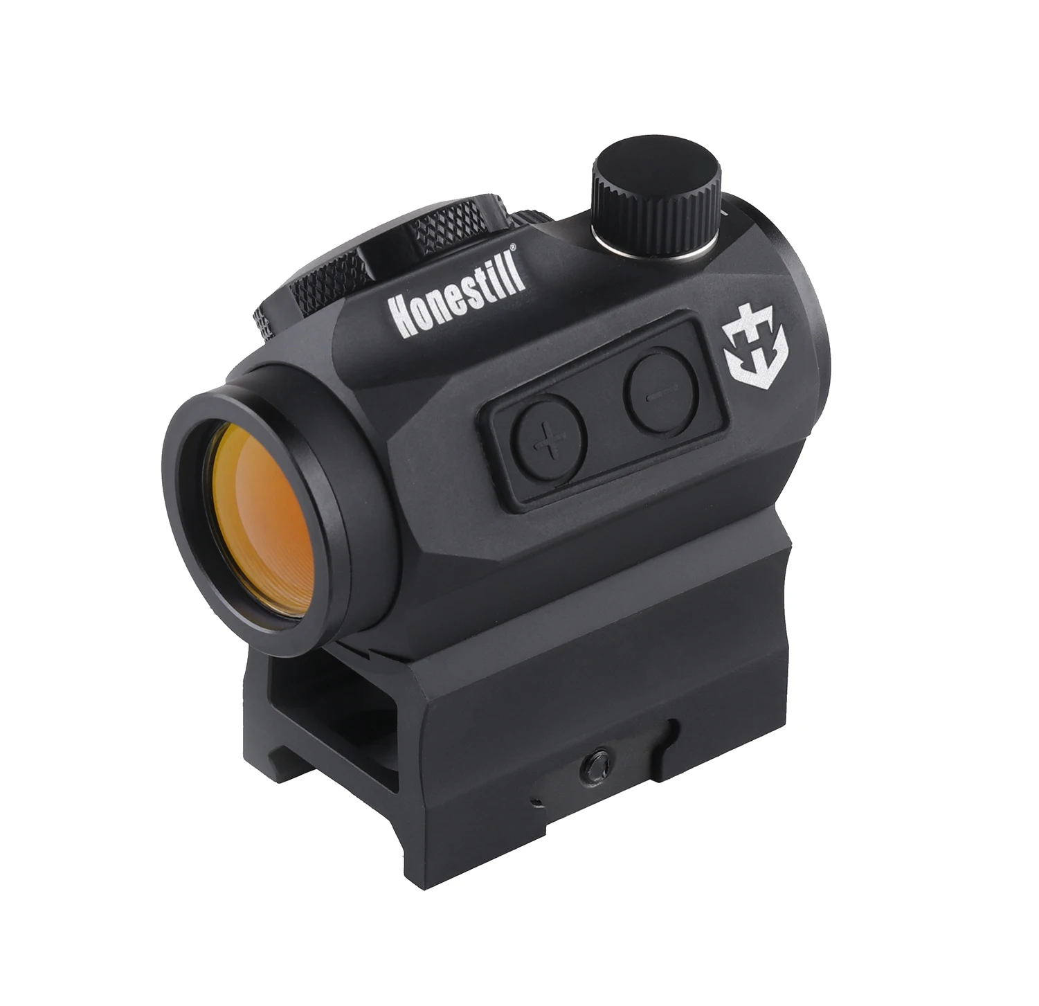 Tactical 2MOA 1x20mm Red Dot Sight Rifle Scope Motion Sensor Shake Awake with Riser Mount for Hunting